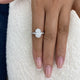 Seraphiel Ring 3.3 ct TCW , Solid Gold 14k