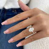 Aurelisse Ring 3.3 ct TCW , Solid Gold 14k