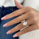 Aurelisse Ring 3.3 ct TCW , Solid Gold 14k