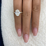 Aurelisse Ring 3.3 ct TCW , Solid Gold 14k