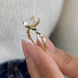Solitaire with Pave Band