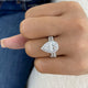 Novael Diamond Set 2 Rings 3 ct TCW