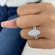 Montrisse Diamond Set 2 Rings 3.2 ct TCW