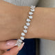 Diamond Tennis Bracelet 9.8 ct White Gold