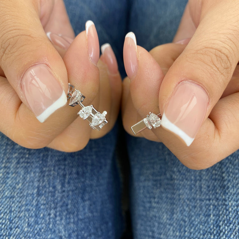 Diamond Tennis Bracelet 6.2 ct White Gold