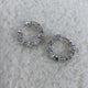 Diamond Hoop Earrings 6.6 ct White Gold