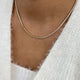 Diamond Tennis Necklace 2.7 ct Yellow Gold
