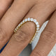 Diamond Band Ring 1.2 ct Yellow Gold