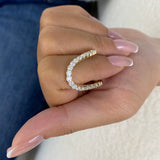 Prong Ring Ring 1.2ct TCW, 14K Gold