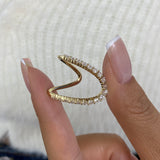 Prong Ring Ring 1.2ct TCW, 14K Gold
