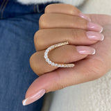Prong Ring Ring 1.2ct TCW, 14K Gold