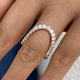 Diamond Band Ring 1.2 ct Rose Gold