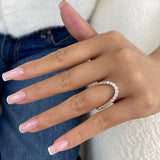 Prong Ring Ring 1.2ct TCW, 14K Gold