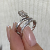 Vaterra Ring 1.9 ct TCW , Solid Gold 14k