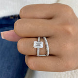 Clarionne Diamond Set 2 Rings 3.7 ct TCW