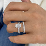 Clarionne Diamond Set 2 Rings 3.7 ct TCW