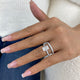 Clarionne Diamond Set 2 Rings 3.7 ct TCW