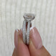 Clarionne Diamond Set 2 Rings 3.7 ct TCW