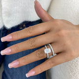 Ophelienne Diamond Set 2 Rings 4.3 ct TCW