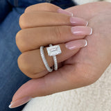 Ophelienne Diamond Set 2 Rings 4.3 ct TCW