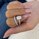 Ophelienne Diamond Set 2 Rings 4.3 ct TCW