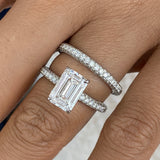 Ophelienne Diamond Set 2 Rings 4.3 ct TCW