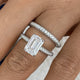 Ophelienne Diamond Set 2 Rings 4.3 ct TCW