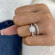 Isolde Diamond Set 2 Rings 3.7 ct TCW