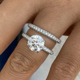 Isolde Diamond Engagement Ring 3.7 ct TCW