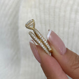 Gwynora Diamond Set 2 Rings 3.7 ct TCW