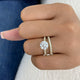 Gwynora Diamond Set 2 Rings 3.7 ct TCW