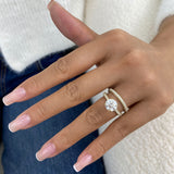 Gwynora Diamond Set 2 Rings 3.7 ct TCW