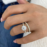 Gwynora Diamond Set 2 Rings 3.7 ct TCW