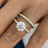 Gwynora Diamond Engagement Ring 3.7 ct TCW