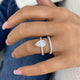 Elowyn Ring 3.8 ct TCW , Solid Gold 14k