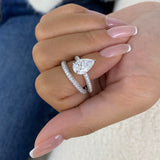 Elowyn Ring 3.8 ct TCW , Solid Gold 14k