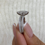Rosavelle Ring 3.8 ct TCW , Solid Gold 14k