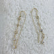 Diamond Threader Earrings 0.8 ct Yellow Gold