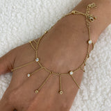 Diamond Charm Bracelet 6.2 ct Yellow Gold