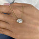 Diamond Pendant Necklace 5 ct Yellow Gold