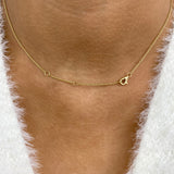 Diamond Pendant Necklace 5 ct Yellow Gold