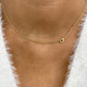 Diamond Pendant Necklace 5 ct Yellow Gold