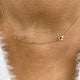 Diamond Pendant Necklace 5 ct Yellow Gold