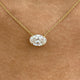 Diamond Pendant Necklace 5 ct Yellow Gold
