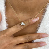 Diamond Pendant Necklace 5 ct Yellow Gold