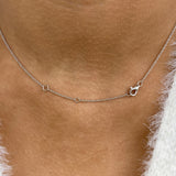 Diamond Pendant Necklace 5 ct White Gold