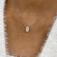 Diamond Pendant Necklace 5 ct White Gold