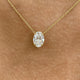 Diamond Pendant Necklace 5 ct Yellow Gold