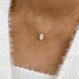 Diamond Pendant Necklace 5 ct Yellow Gold