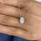 Diamond Pendant Necklace 5 ct Yellow Gold
